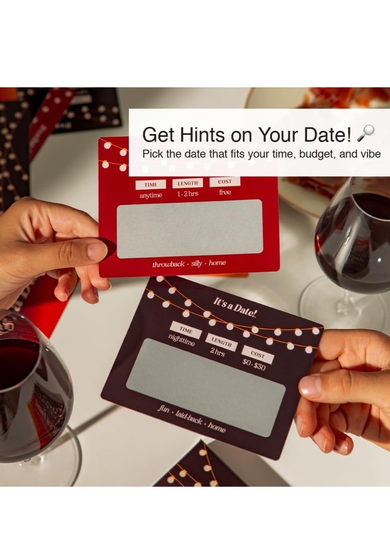 It'S A Date!40 Fun And Romantic Scratch Off Date Ideas For Him Her Girlfriend Boyfriend Wife Or Husband Perfect For Date Night Couples Gift For Valentine'S Day Anniversaries And Birthdays