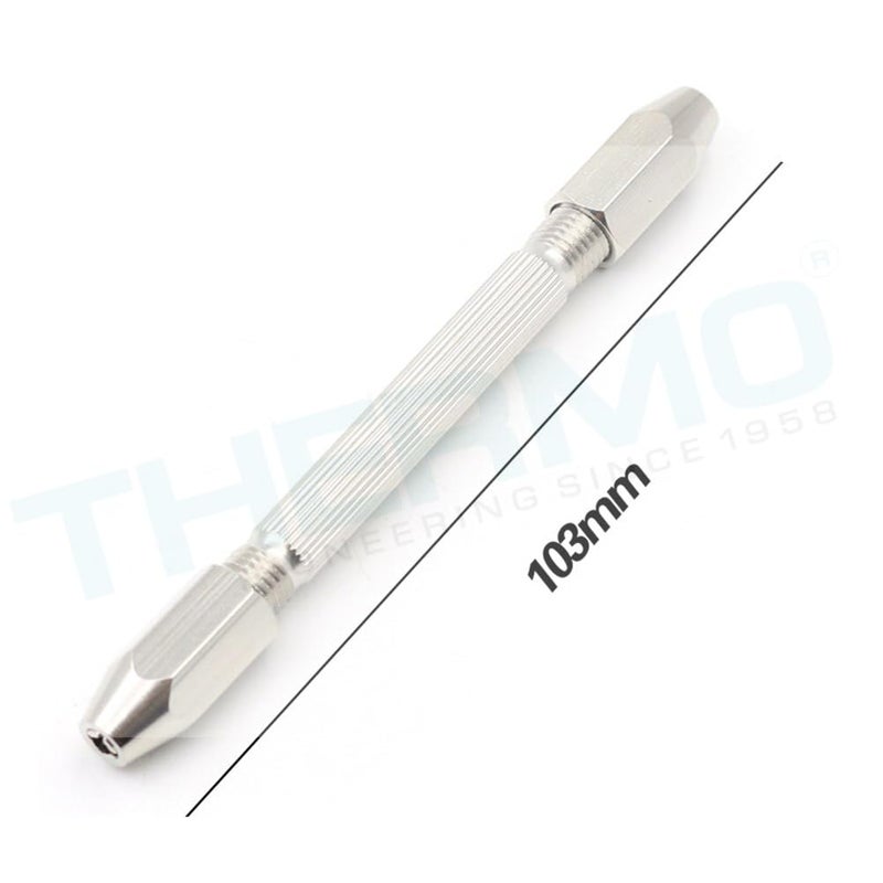 Foam Thermo Pin Vise with 2 Collets (0–2.5mm) – Precision Hand Tool for Jewelry Making, Watch Repair, Model Building & Hobby Crafts – Made of Brass - Made in Bharat (5 Pieces) - Image 4