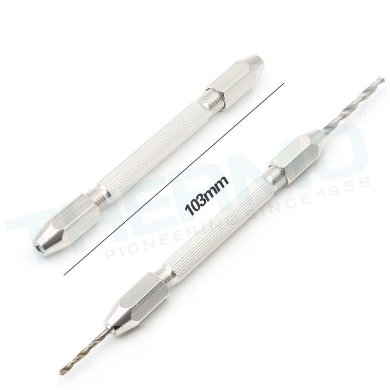 Foam Thermo Pin Vise with 2 Collets (0–2.5mm) – Precision Hand Tool for Jewelry Making, Watch Repair, Model Building & Hobby Crafts – Made of Brass - Made in Bharat (5 Pieces) - Image 2