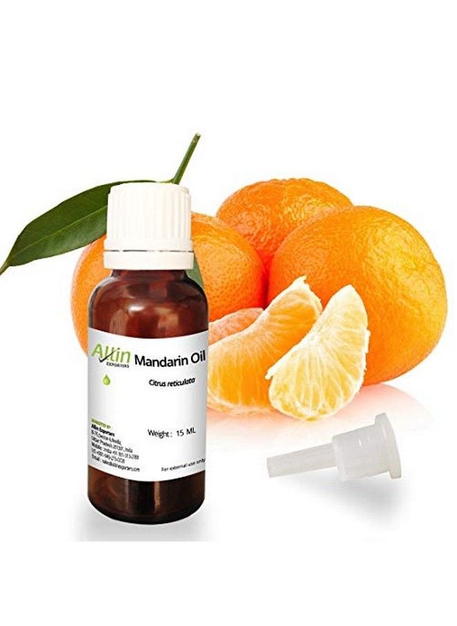 Allin Exporters Mandarin Oil 100% Pure Natural & Undiluted 15 Ml  - Image 1