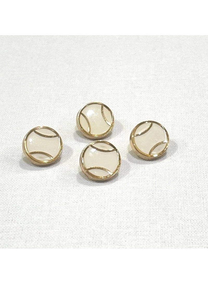 Abrar 8 Set Metal Snap Buttons For Men Saudi Thobe Size 12mm - Image 1