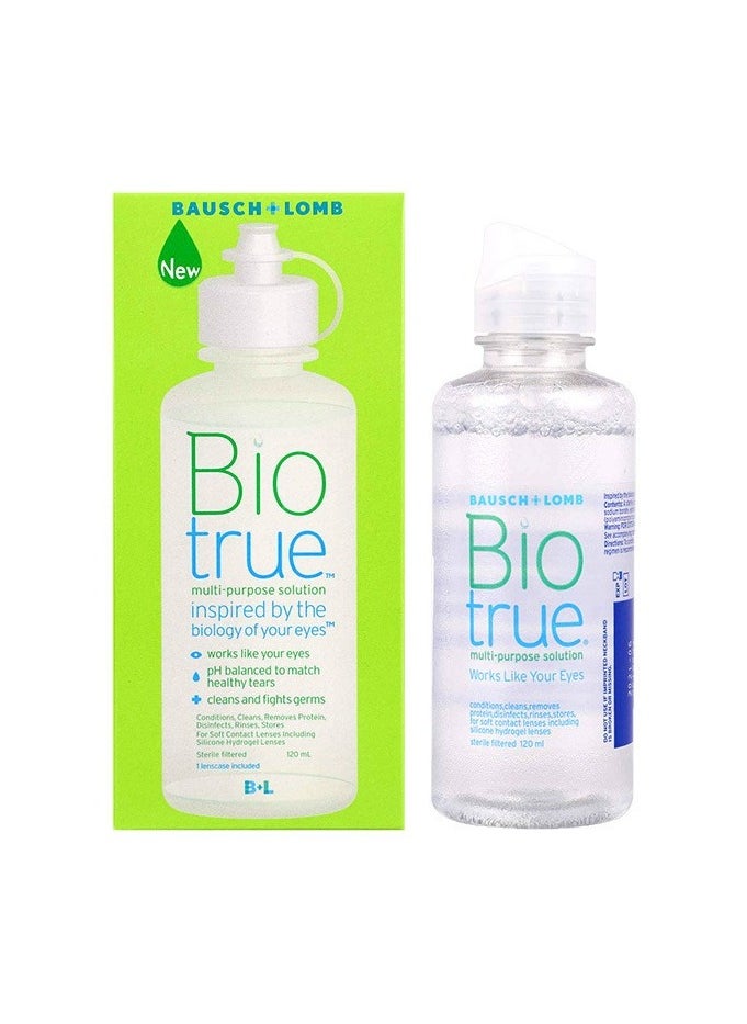 Biotrue Bio True Multi Purpose Lens Solution 120ml 