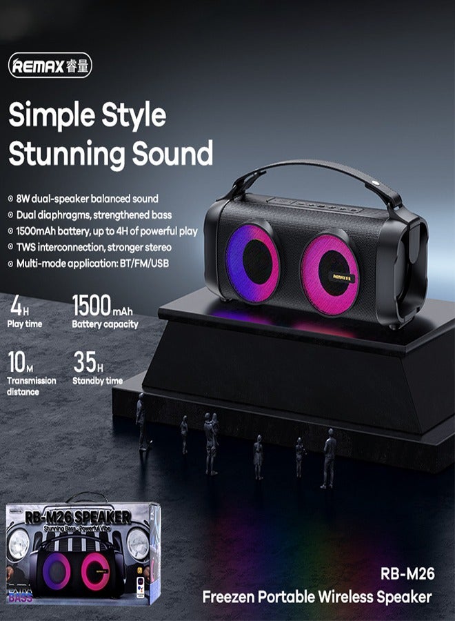 ريماكس REMAX مكبر صوت لاسلكي محمول "فريزن" RB-M26 - Image 3