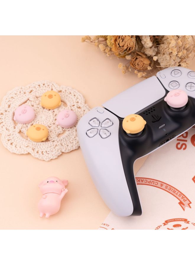 PS5 Accessories PS5/Switch Pro Gamepad Rocker Cover Silicone Rocker Cover Cross Border-Product Color:PS4/PS5/NSPro Frozen Bear - Image 4