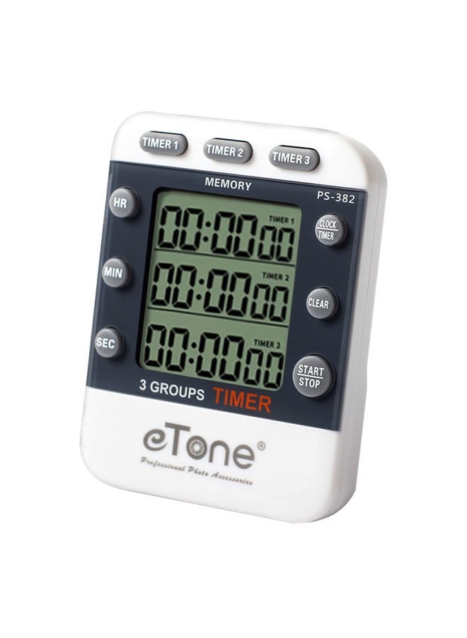 eTone 3 Channel Timer Counter Darkroom Developing Countdown Clock Processing Equipment Film Camera Accessories - Image 1