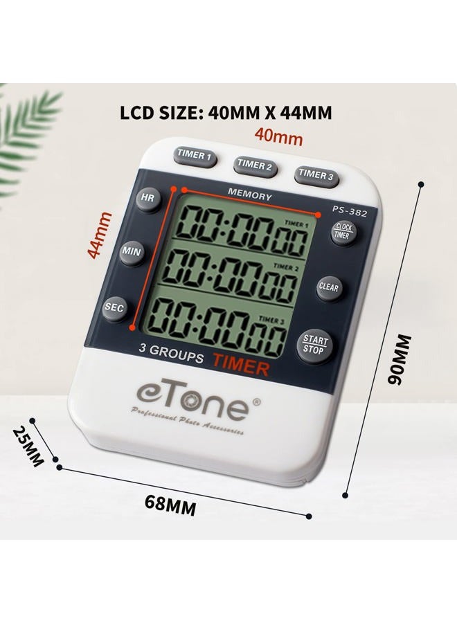 eTone 3 Channel Timer Counter Darkroom Developing Countdown Clock Processing Equipment Film Camera Accessories - Image 5
