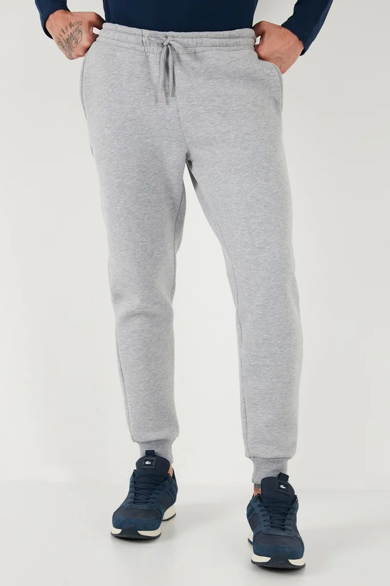 Buratti Cotton Regular Fit Normal Waist Pocket Sweatpants Men's Sweatpants 5908060