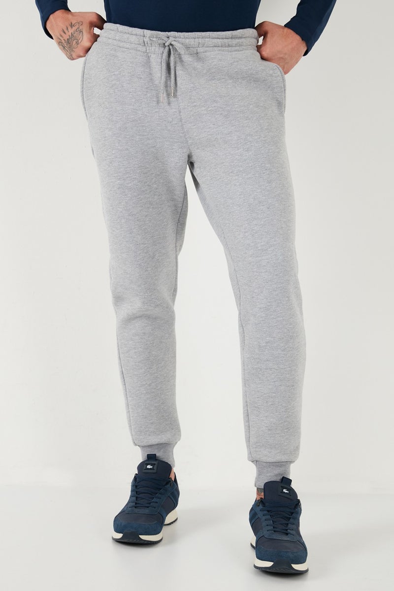Buratti Cotton Regular Fit Normal Waist Pocket Sweatpants Men's Sweatpants 5908060  - Image 3