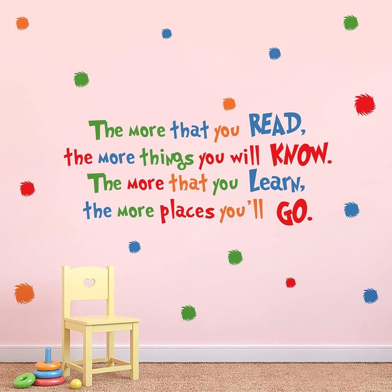 BPA® Kids Reading Wall Decals Inspirational Quotes and Sayings Wall Stickers - Image 3