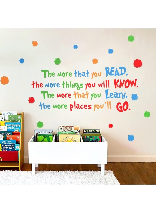 BPA® Kids Reading Wall Decals Inspirational Quotes and Sayings Wall Stickers - Image 2