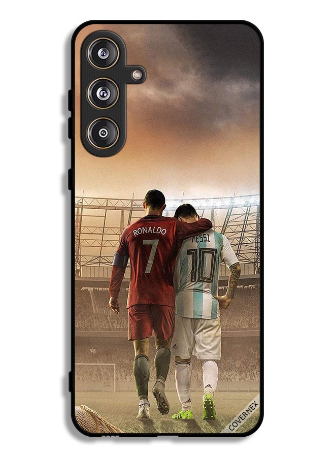 Covernex Samsung Galaxy F55 5G Protective Case Cover Messi & CR7 Ronaldo - Image 1