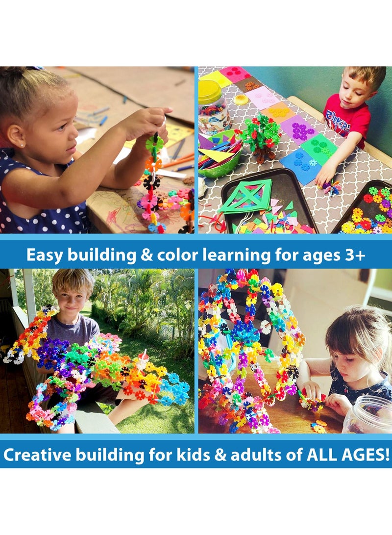 Brain Flakes 120+ Pcs Starter Set Multicolor (12 colors) - Resealable Pouch | Creative Building Discs for Kids, Multicolor, Fun Learning & Fine Motor Development - Image 5