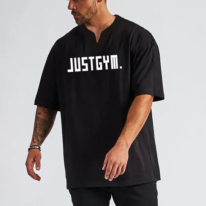Fitness loose quick-drying short-sleeved muscle training breathable casual basketball sports T-shirt men''s training clothes foreign trade - Image 4
