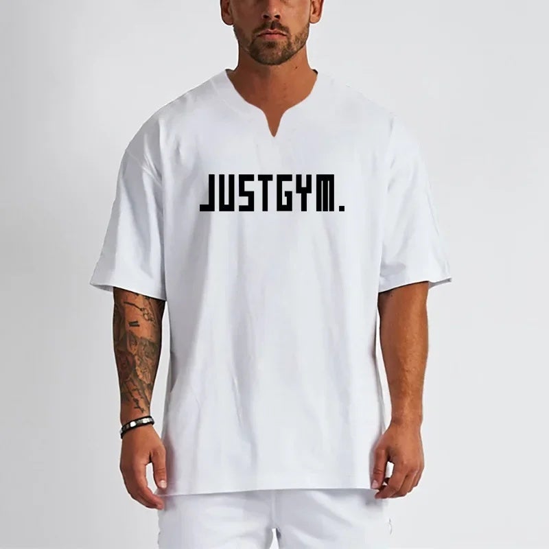 Fitness loose quick-drying short-sleeved muscle training breathable casual basketball sports T-shirt men''s training clothes foreign trade - Image 3