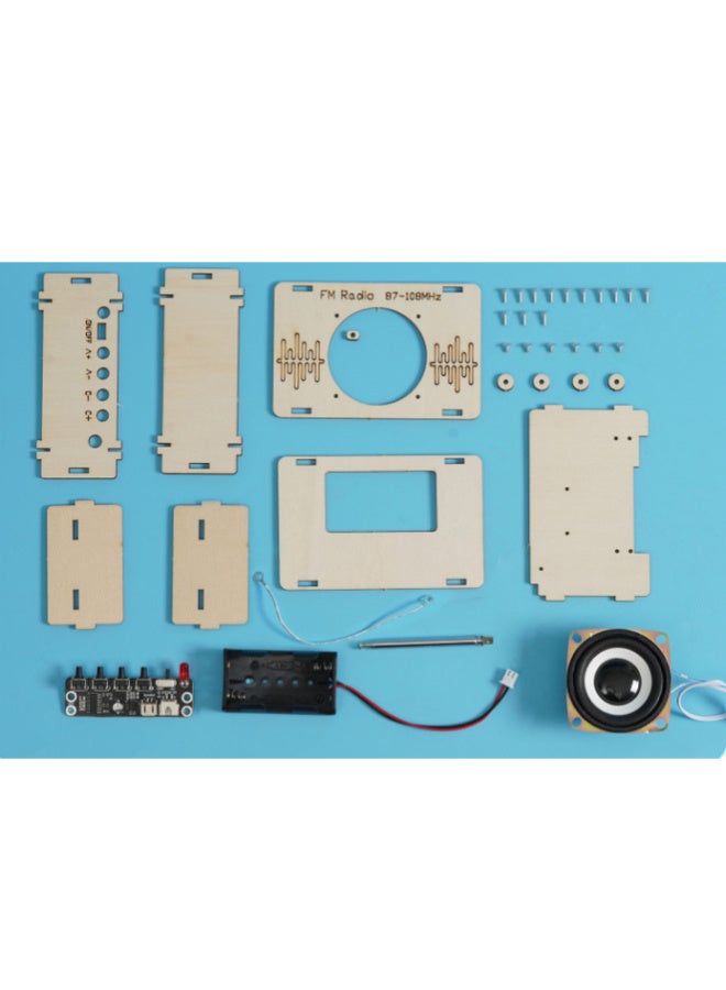 Lyaxm Science Kits for Kids Age 8-12 12-14, STEM Kits for Kids Age 8-10, STEM Toys Build Your Own FM Radio Kit,Educational Science Building Projects Crafts, DIY Electronic Snap Circuits Projects Gifts for Teen Girls Boys 9 11 13 15 16+ (Classic Wood) - Image 3