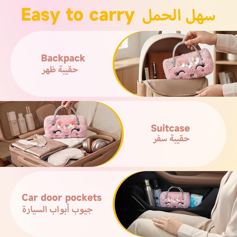 جيد جدًا مجموعة نظارات شمسية من SOOO GOOD مع حقيبة نظارات لامعة، ألوان مميزة، و4 مشابك شعر، إكسسوارات للتنكر في الحفلات، مناسبة للشواطئ، الأنشطة الخارجية، والحفلات. - Image 5