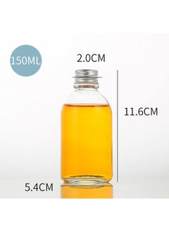 FUFU FUFU 12pcs 150ml empty juice bottle glass milk beverage bottle party drink shop  - Image 2