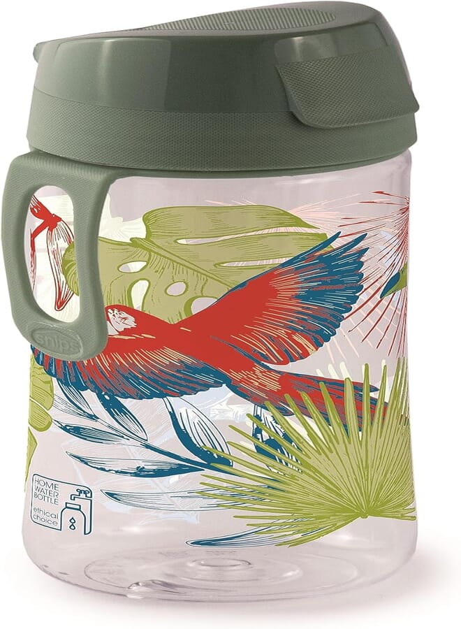 Snips, Tucano Decoration Bottle, 0.50 L, 7 x 20 cm, Tritan Renew - Recycled Plastic | Made in Italy