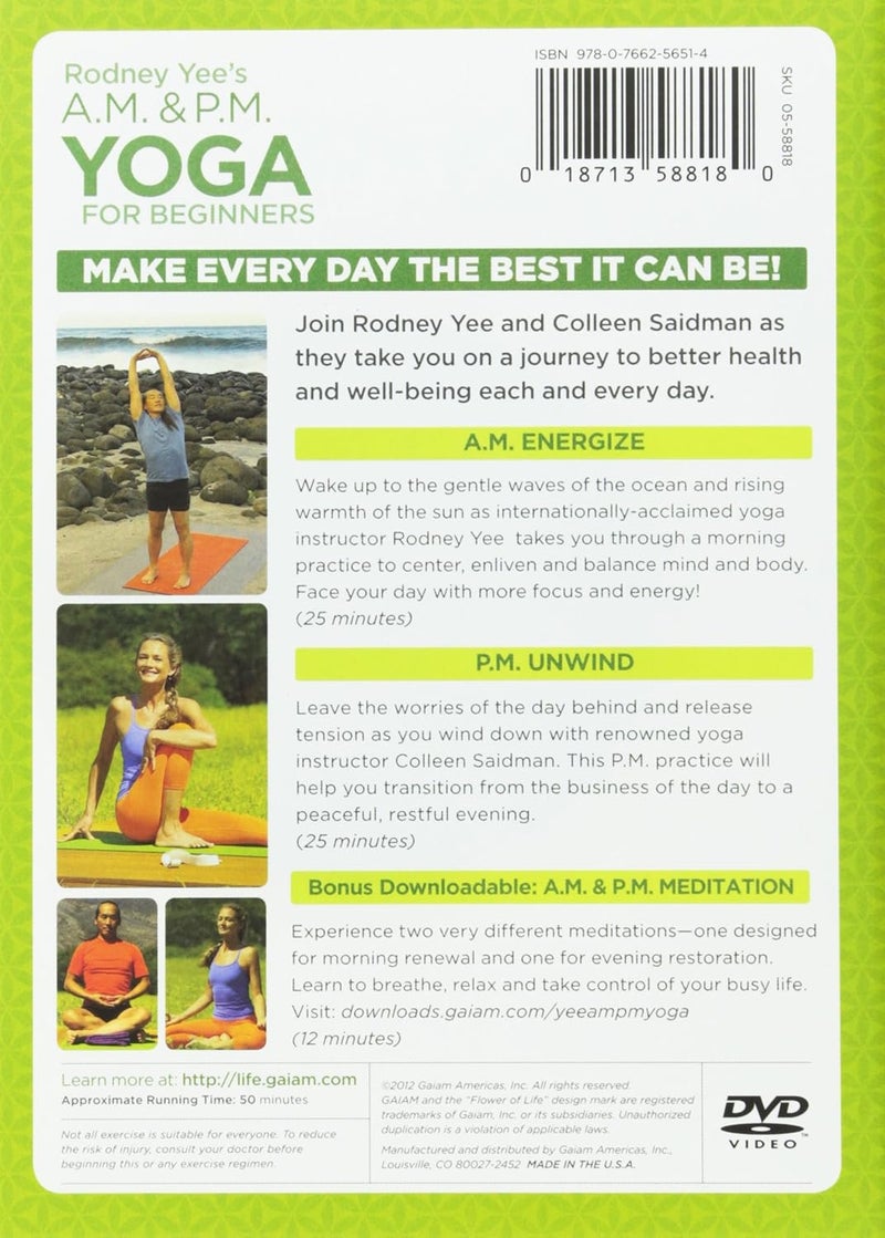Gaiam Rodney Yees AmPm Yoga for Beginners - Image 2