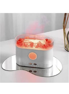 بيوينتي New Salt Lamp Essential Oil Diffuser with 7-Color LED Lights – Ultrasonic Humidifier  Aromatherapy Diffuser (200ML)  - Image 1