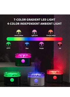 بيوينتي New Salt Lamp Essential Oil Diffuser with 7-Color LED Lights – Ultrasonic Humidifier  Aromatherapy Diffuser (200ML)  - Image 2