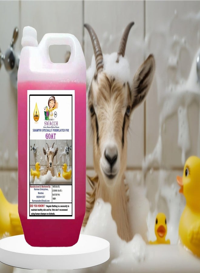swacch Shampoo Specially Formulated for Goat (5 Litre) Rose - Image 1