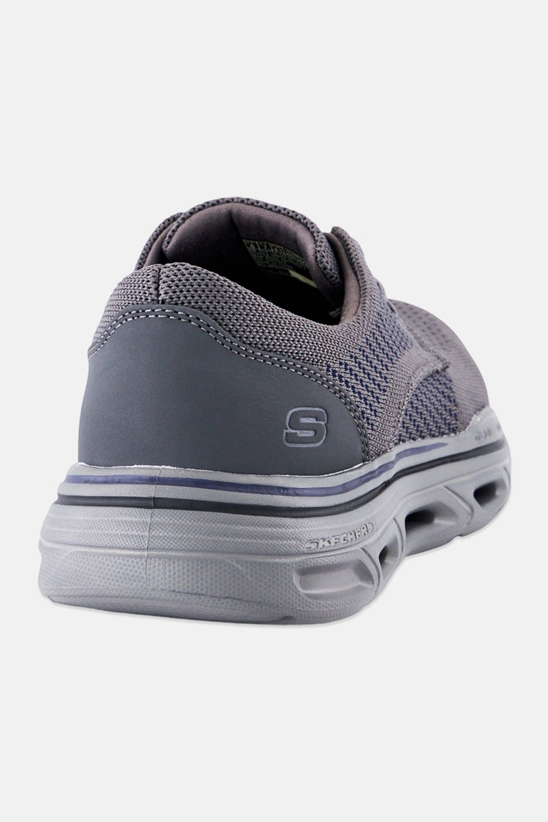SKECHERS Men Glide Step Expected Erling Lace Up Training Shoes, Grey - Image 3