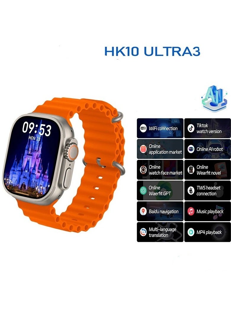 Wearfit Pro HK10 ULTRA 3 Smartwatch – 2.02" AMOLED Display  - Image 1