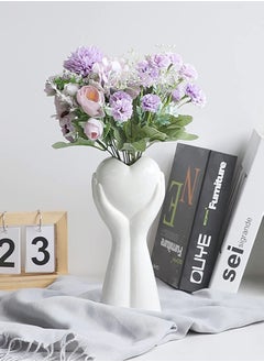 Ceramic Vase, Flower Vase for Modern Table Shelf Home Decor, Fit Fireplace Bedroom Kitchen Living Room Centerpieces Office Desk - pzsku/Z65857FC556186AC924DAZ/45/_/1666615495/54591b7a-1af9-4849-b426-d2cba3614d6a