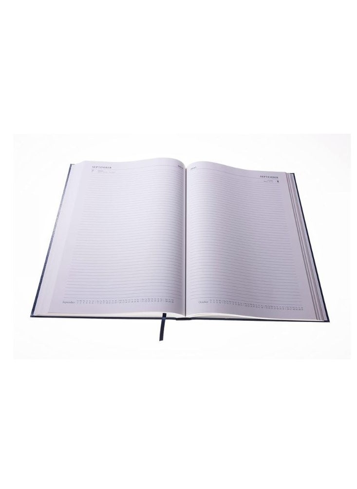 Collins - Collins Standard Desk 2024 Diary A4 Day to a Page Business Diary - Business Planner and Organiser - January to December 2024 Diary - Daily - Blue - 44.60-24 - Image 1