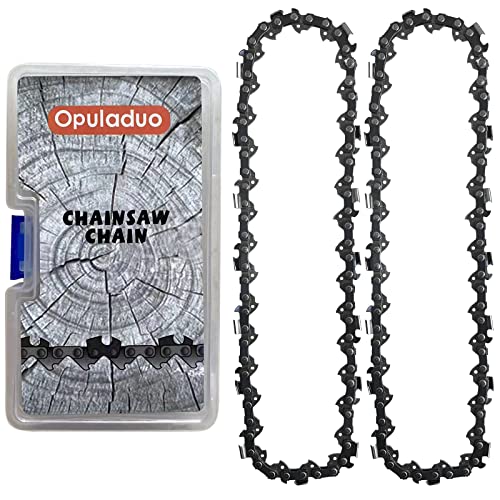 Opuladuo 2PC 8" Pruning Saw Chain for 3004-20 Chainsaw, 8 Inch Replacement Chain for HATCHET 3004-20 Pruning Saw - Image 5
