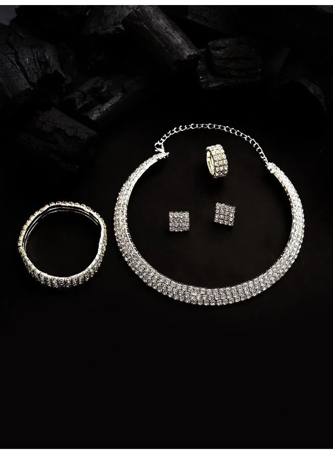 SOHI Evening Artificial Jewellery Set