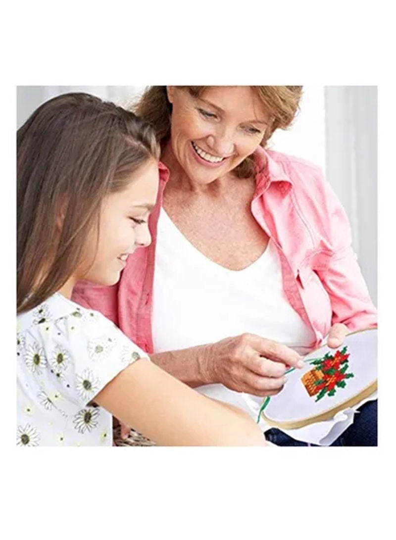 Caydo Embroidery Tool Set Red/Green/Blue - Image 2