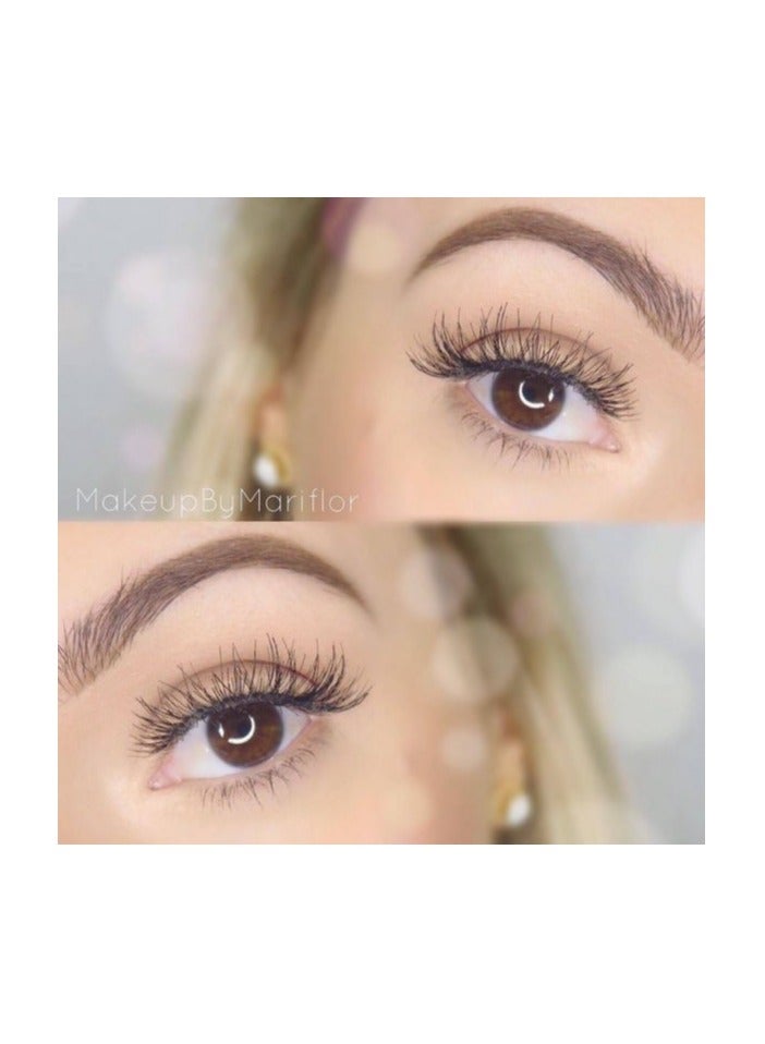 ARDELL Eyelashes Human HAIR Black # WISPIES - Image 2