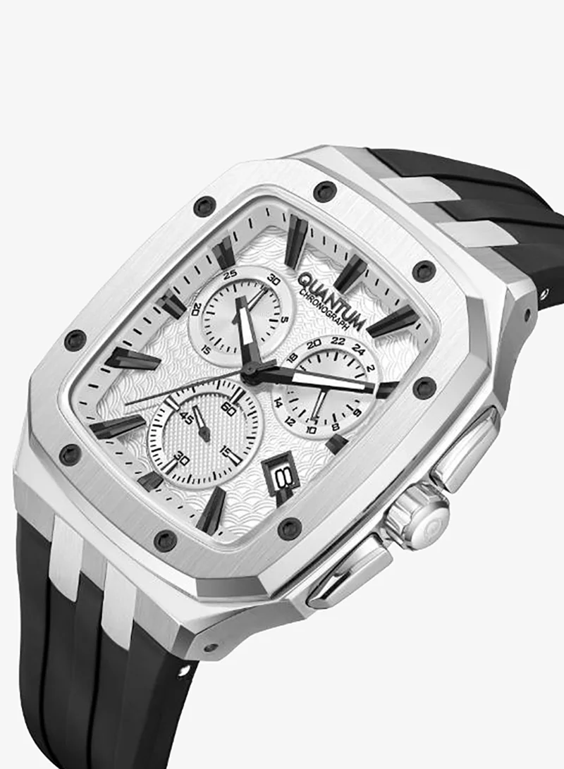 Quantum Men's Silicone Analog Watch HNG1033.331 - 44 mm