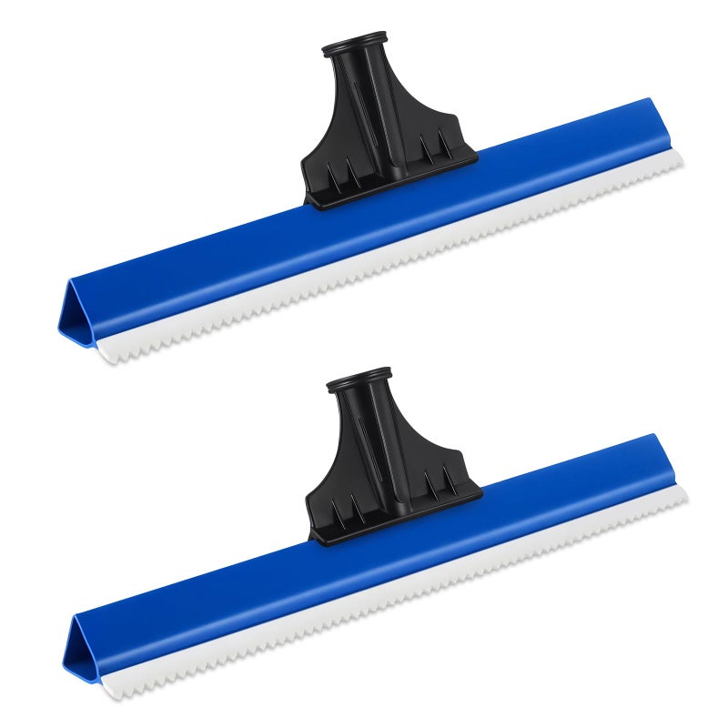 Lanties 2 Pack 16 Inches Epoxy Floor Squeegees Notched Squeegee for Self Leveling Cement Urethane Epoxy Floor Tools - Image 1