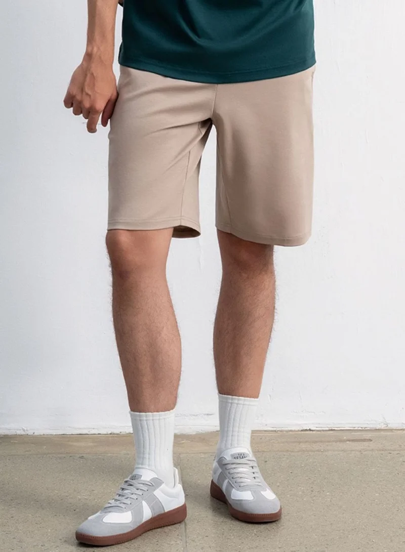 Men's Regular Fit Shorts: Cotton Knit