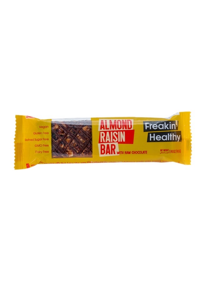Freakin Healthy Raw Choco Almond Raisin Bar 40g - Image 2