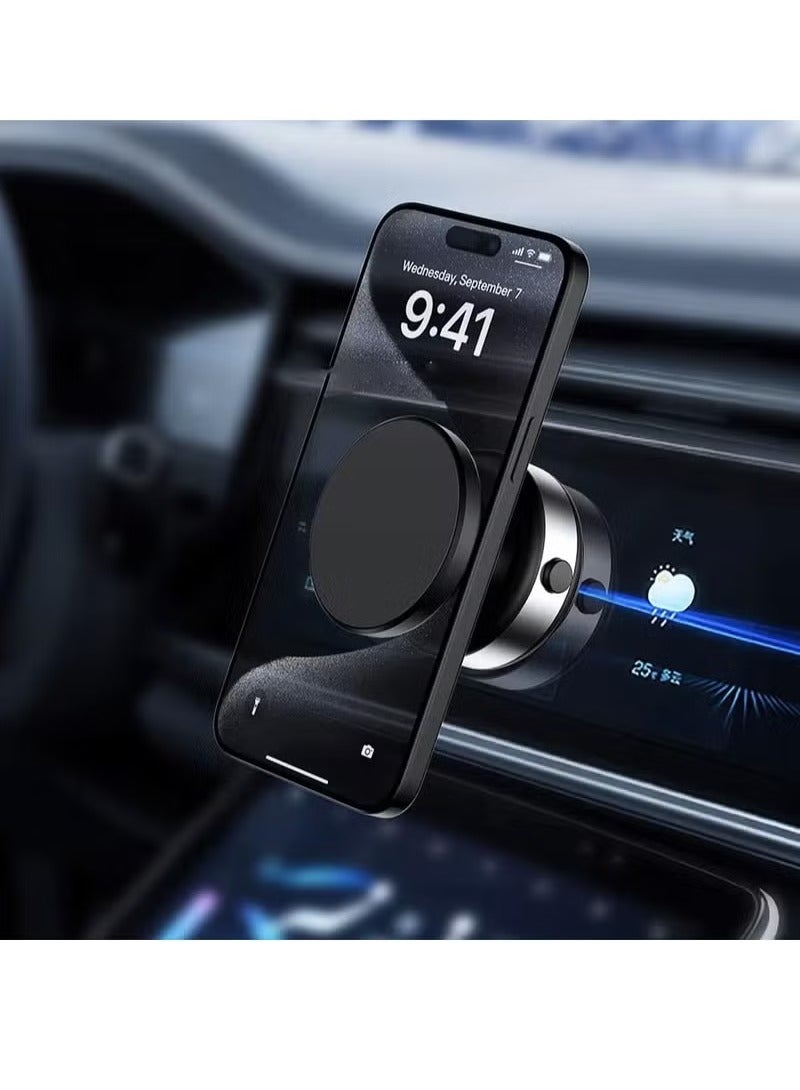 MIGOFAST Magnetic Suction Phone Holder  360° Rotation Universal Car Mirror u0026 Gym Mount for Metal u0026 Glass Surfaces - Image 2