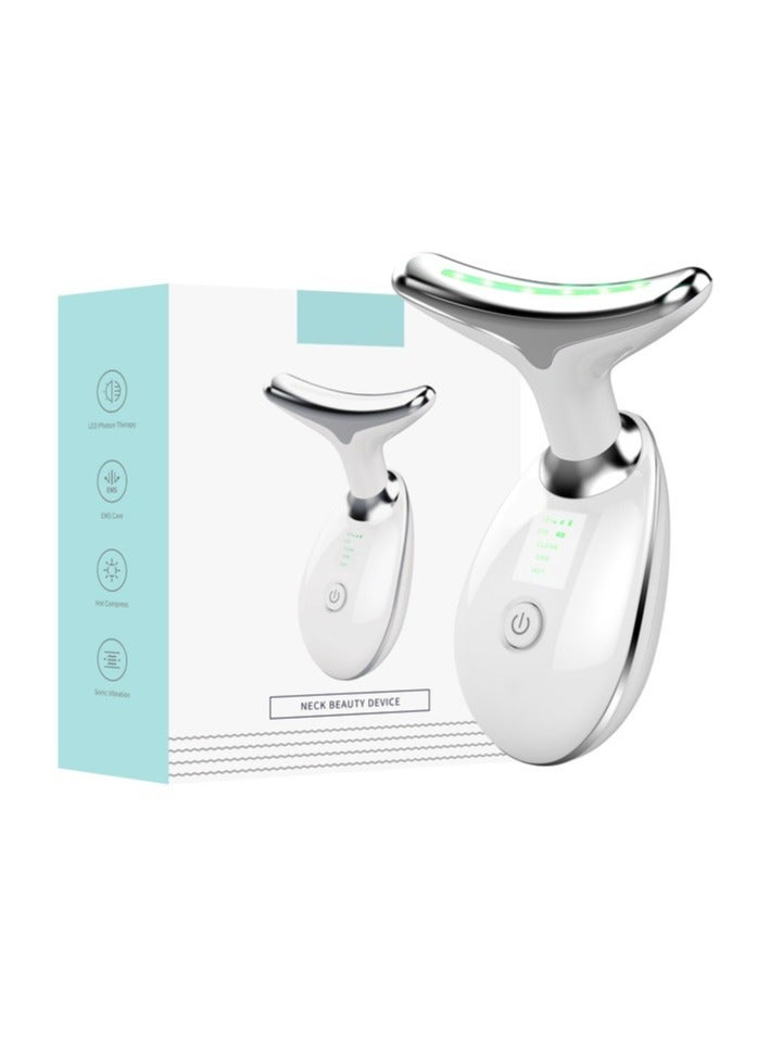 Neck Face Beauty Device 3 Colors LED Photon Therapy Skin Tighten Reduce Double Chin Anti Wrinkle Remove Skin Care Tools - Image 2