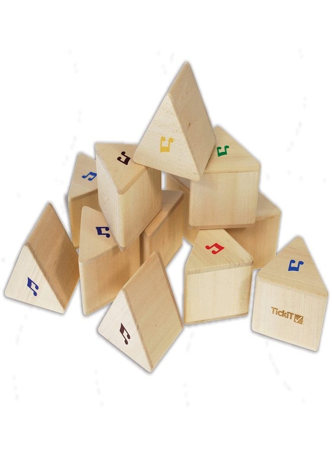 TickiT - 73277 Sound Prism Set - Set of 12 - Toddler Percussion Blocks - Listen and Learn Activity - Ages 18m+ - Image 1