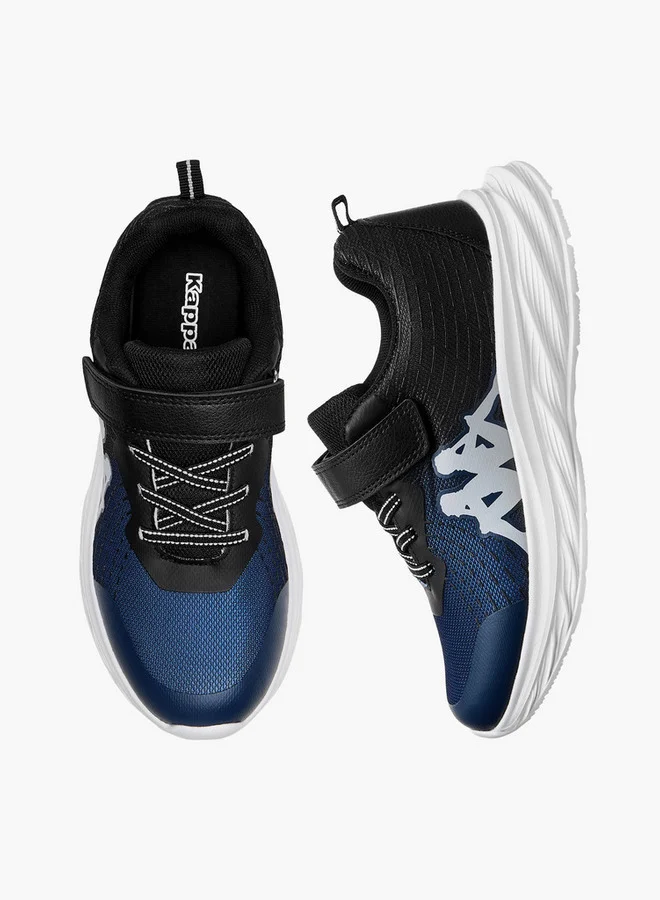Kappa Unisex Logo Print Hook And Loop Sports Shoes