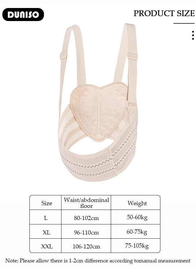 Arabest Maternity Belt, Belly Band with Adjustable Breathable Circumference and Shoulder Girdle, Pregnancy Support Band for Relieve Back and Waist Pelvic Pain, Pregnancy Must Haves for Pregnant Women  - Image 4