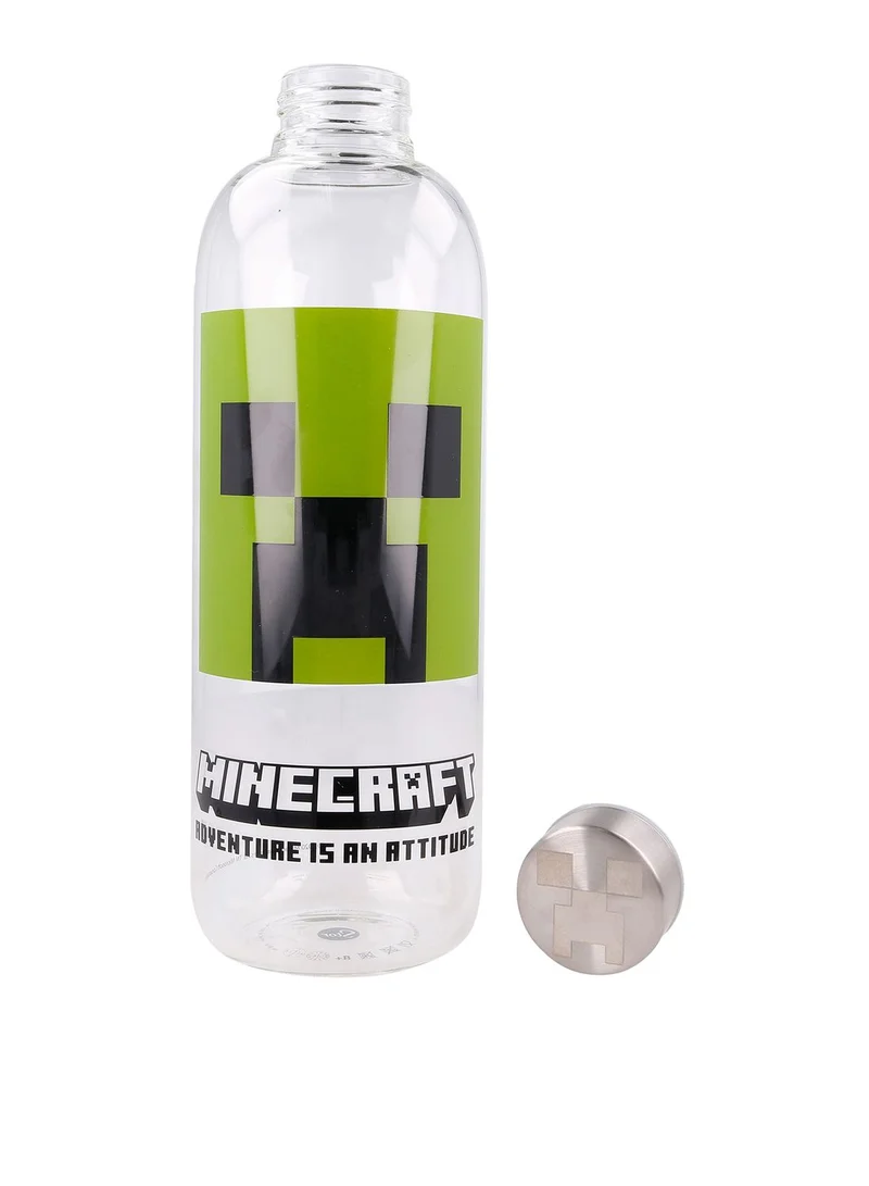 STOR Minecraft Glass Water Bottle 1030Ml