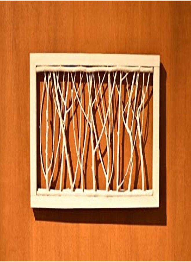 Yatai - Beautiful Wooden Frame Wall Art Design Wall Hanging Frame For Restaurants Hotels Party Wedding Home Office Wall Background Decoration Â€“ Wall Frame (80X50X2.5Cm), Yatai - Image 1