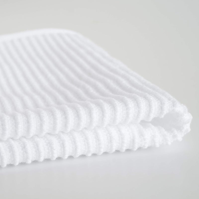 Now Designs Ripple Kitchen Dishcloth, Set of 4, White - Image 2