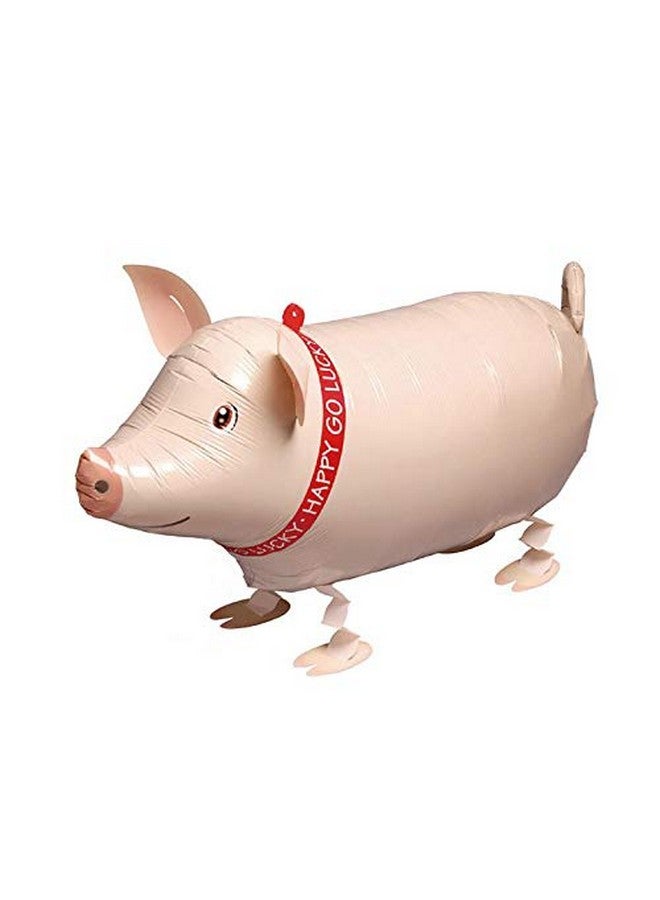 Soochat Pig Balloon Animal Walking Balloon Mylar Foil Balloon Birthday Wedding Party Decoration 3Pcs - Image 2