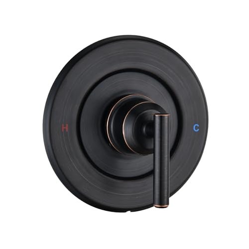 Ultrimkit Replacement for MoenPosiTemp Valve Only Shower Faucet Trim Kit Valve Catridge Not Inclued Volume and Temperature Control Level Handle Oil Rubbed Bronze - Image 1
