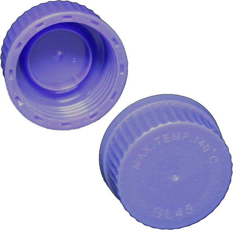 Karter Scientific 500ml Glass Round Media Storage Bottles with GL45 Screw Cap, Borosilicate Glass, 251M9 (Pack of 4) - Image 2