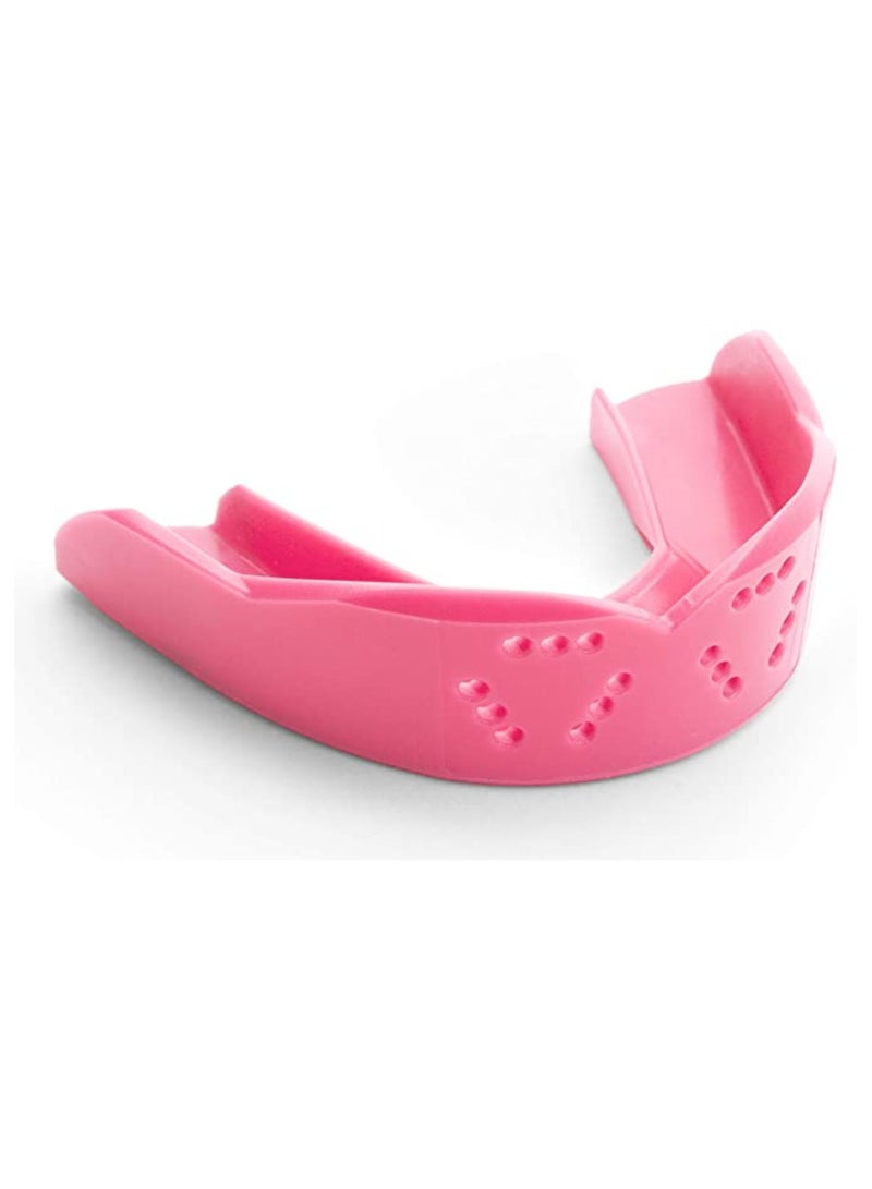Sports Mouth Guard by SISU, 3D 2.0mm Mouthguard  - Pink - 1 Size - 18g